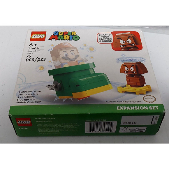 GOOMBA'S SHOE Super Mario LEGO Expansion Set #71404 NEW in Box Unopened! - Picture 14 of 14